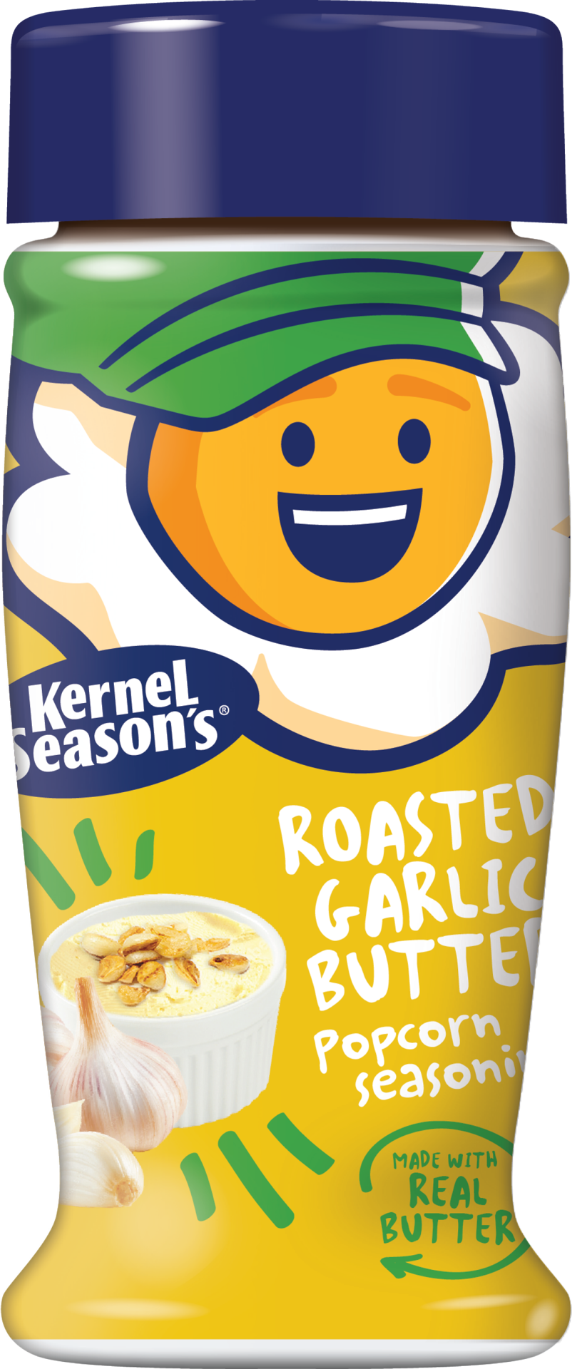 slide 1 of 5, Kernel Seasons Roasted Garlic Butter, 2.85 oz