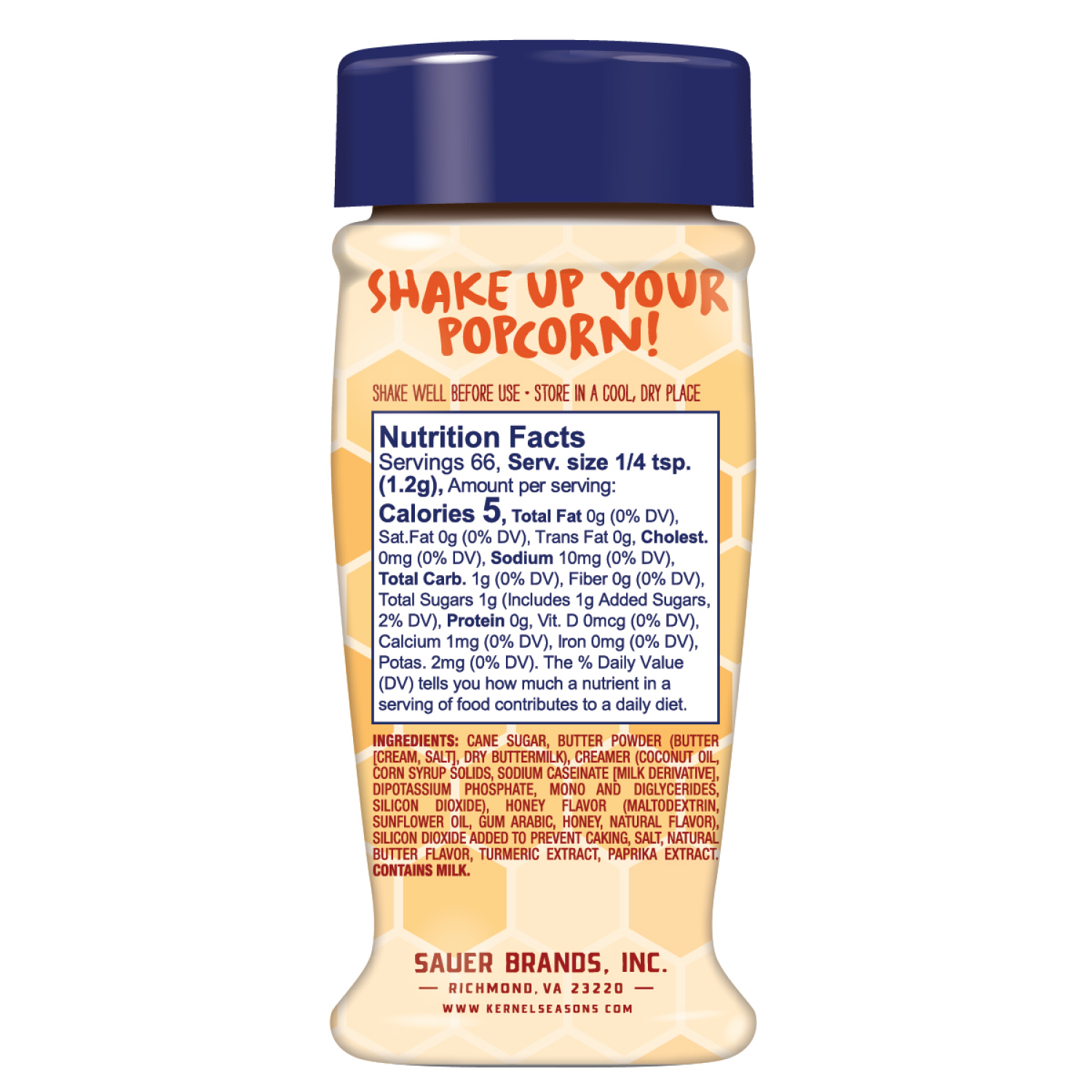 slide 2 of 3, Kernel Season's KERNEL SEASON's HONEY BUTTER 2.85OZ, 2.85 oz