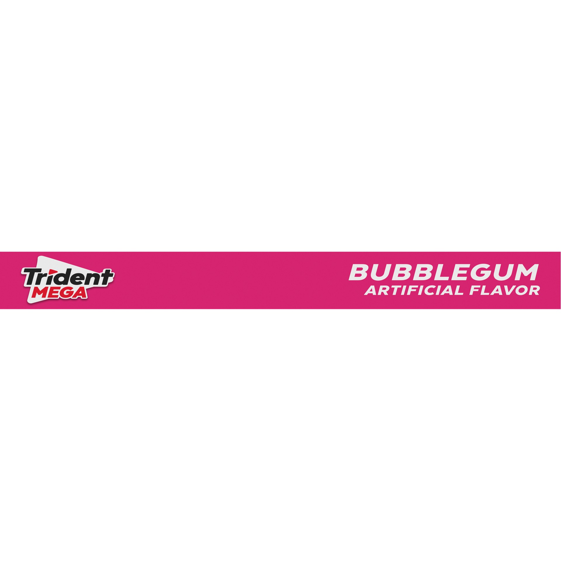 slide 4 of 5, Trident Mega Bubblegum Sugar Free Gum, 10 Pieces - 0.07 lb, 0.07 lb