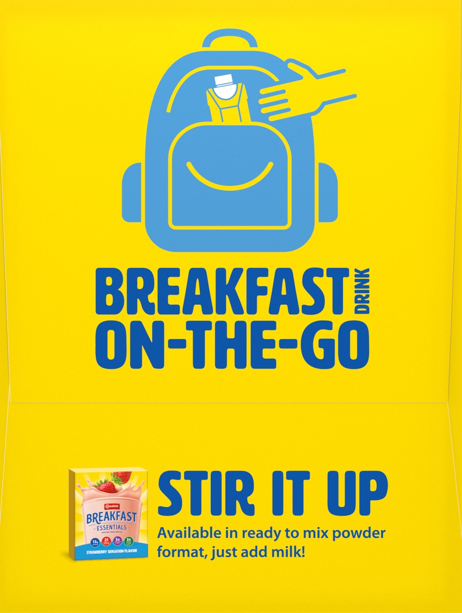 slide 4 of 9, Carnation Breakfast Essentials Creamy Strawberry Nutritional Drink 6 - 8 fl oz Cartons, 1.5 qt