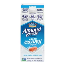 Blue Diamond Almond Breeze Extra Creamy Almondmilk, 64 oz
