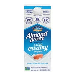 Almond Breeze Extra Creamy Almondmilk- 1/2 gal