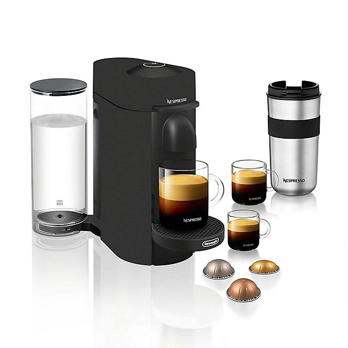 slide 1 of 1, Nespresso by De'Longhi VertuoPlus Coffee and Espresso Maker w/ Aeroccino Milk Frother, 1 ct