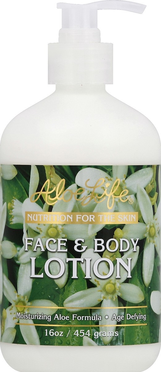 slide 2 of 3, Aloe Life Face & Body Lotion 16 oz, 16 oz