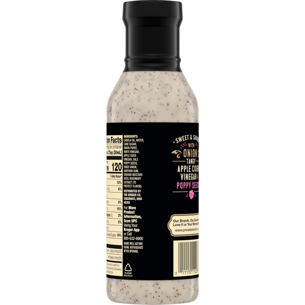 slide 2 of 4, Private Selection Poppy Seed Dressing, 12 fl oz