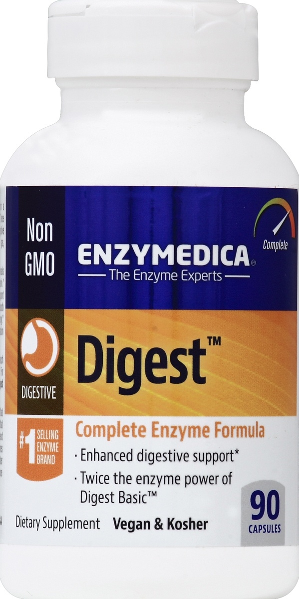 slide 2 of 2, Enzymedica Digest Complete Enzyme Formula, 90 ct