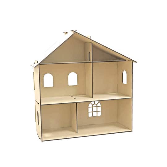 slide 1 of 3, Miniature Contemporary Home By Make Market, 24 in x 23.3 in x 8.5 in