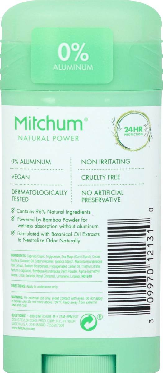 slide 8 of 11, Mitchum Natural Power Invisible Solid Women Eucalyptus Scent Deodorant 2.7 oz, 2.7 oz