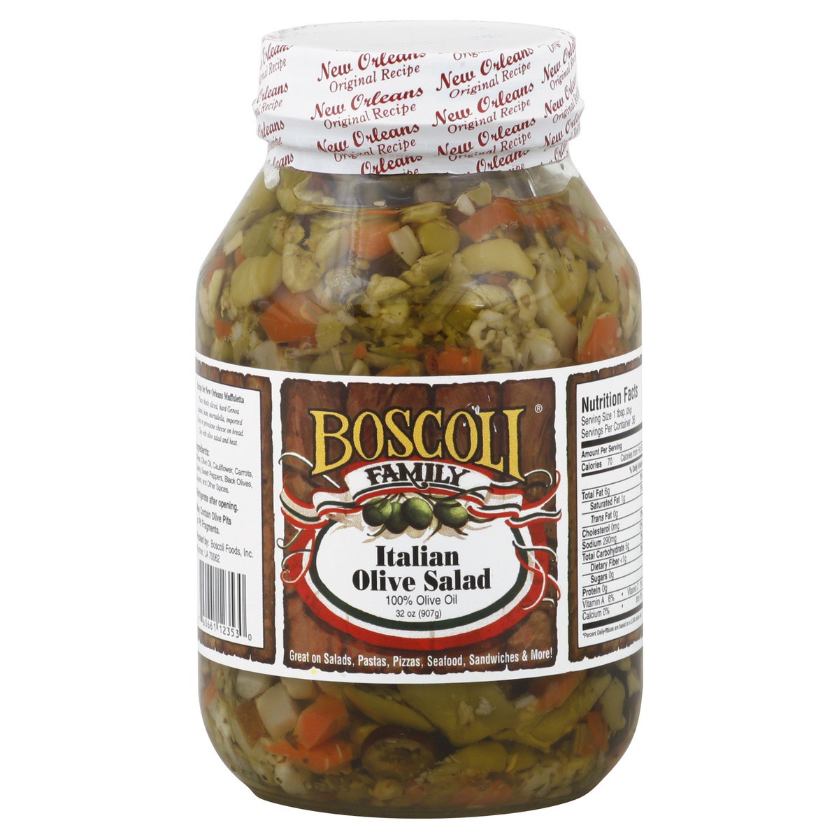 slide 1 of 2, Boscoli Olive Salad, Italian, 32 oz