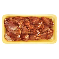 Fresh Split Bone-In Chicken Thighs with Texas Style BBQ Seasoning