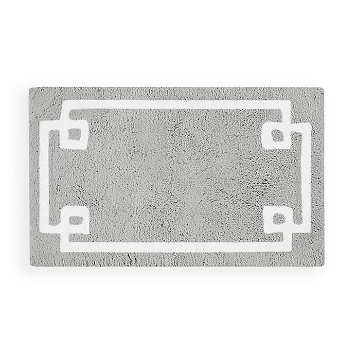 slide 1 of 6, Madison Park Evan Bath Rug - Grey, 20 in x 30 in