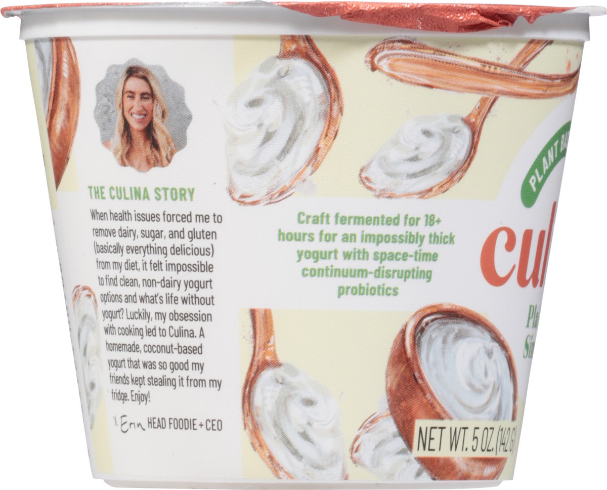 slide 5 of 11, Culina Plain & Simple Plant Based Coconut Yogurt, 5 oz