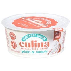 Culina Dairy-Free Greek Style Plain & Simple Yogurt 5 oz