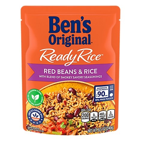 slide 1 of 1, Bens Original Red Beans Ready Rice Side Dish, 8.5 oz