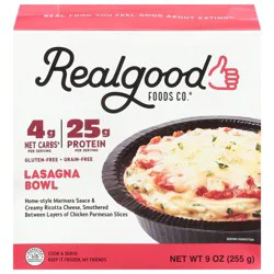 Real Good Food Company Chicken Lasagna Bowl 9 oz