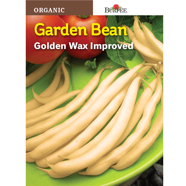 slide 1 of 1, Burpee Organic Bush Bean Godlen Wax Seeds, 1 ct