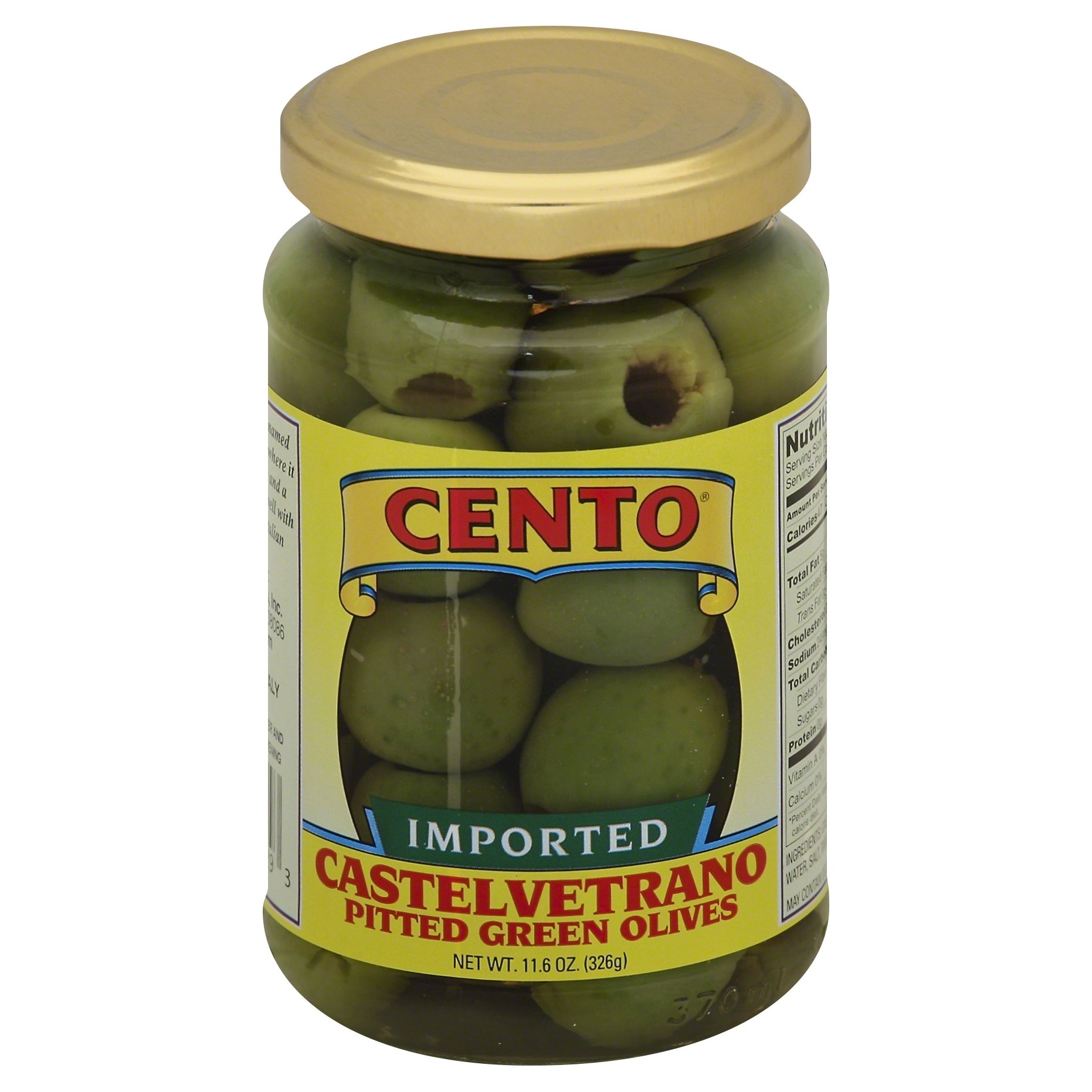 slide 1 of 2, Cento Castelvetrano Pitted Green Olives, 11.5 oz