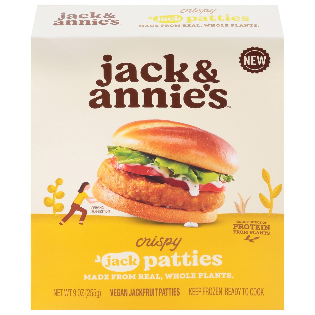 slide 1 of 1, Jack & Annie's Vegan Crispy Jackfruit Patties 9 oz, 9 oz