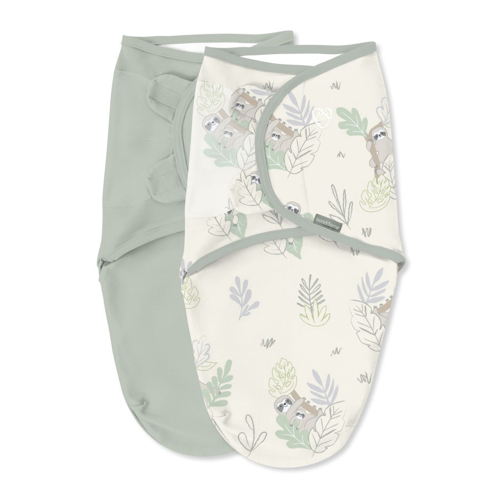 slide 1 of 1, SwaddleMe® by Ingenuity Original Swaddle - Peekaboo Sloth, 2 ct