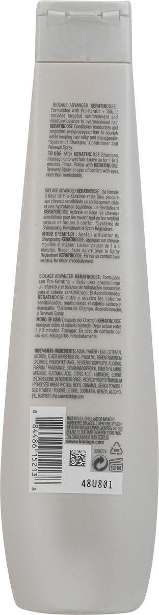 slide 5 of 13, Biolage Advanced Keratindose Conditioner 13.5 fl oz, 13.5 fl oz