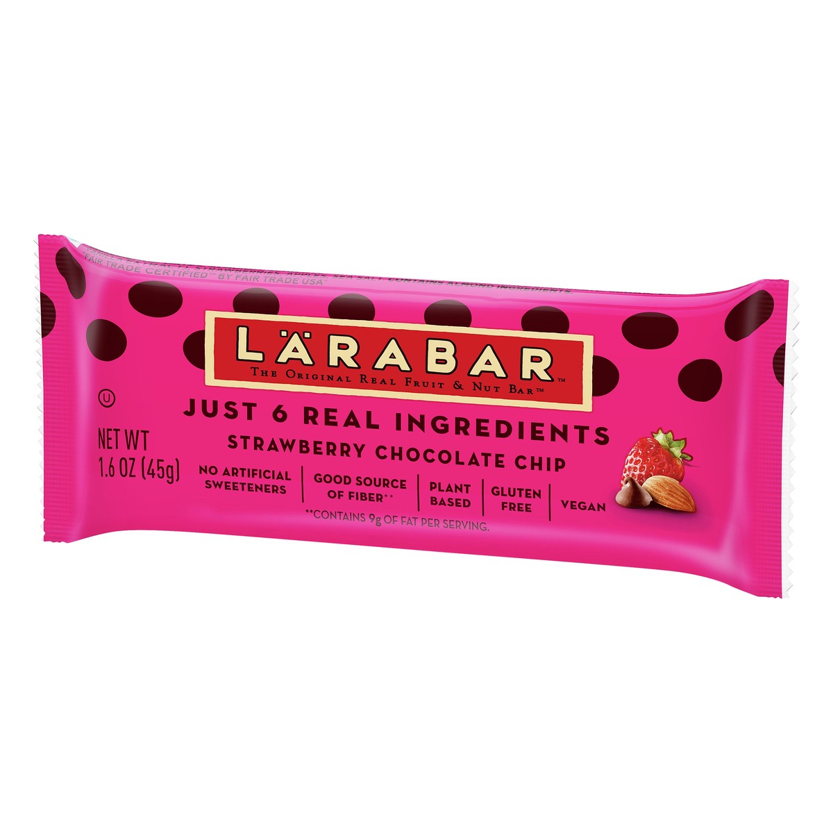 slide 3 of 9, LÄRABAR Strawberry Chocolate Chip Fruit & Nut Bar 1.6 oz, 1.6 oz