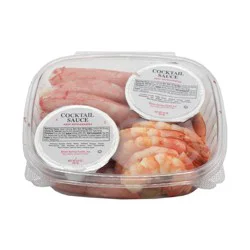 Shrimp & Imitation Crab Sea Legs Cocktail Sauce