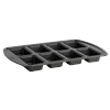slide 8 of 9, Grand Gourmet Premium Mini Loaf Pan, Dark Grey, 8 ct