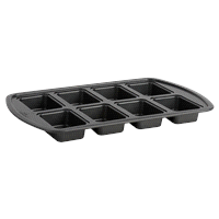 slide 6 of 9, Grand Gourmet Premium Mini Loaf Pan, Dark Grey, 8 ct