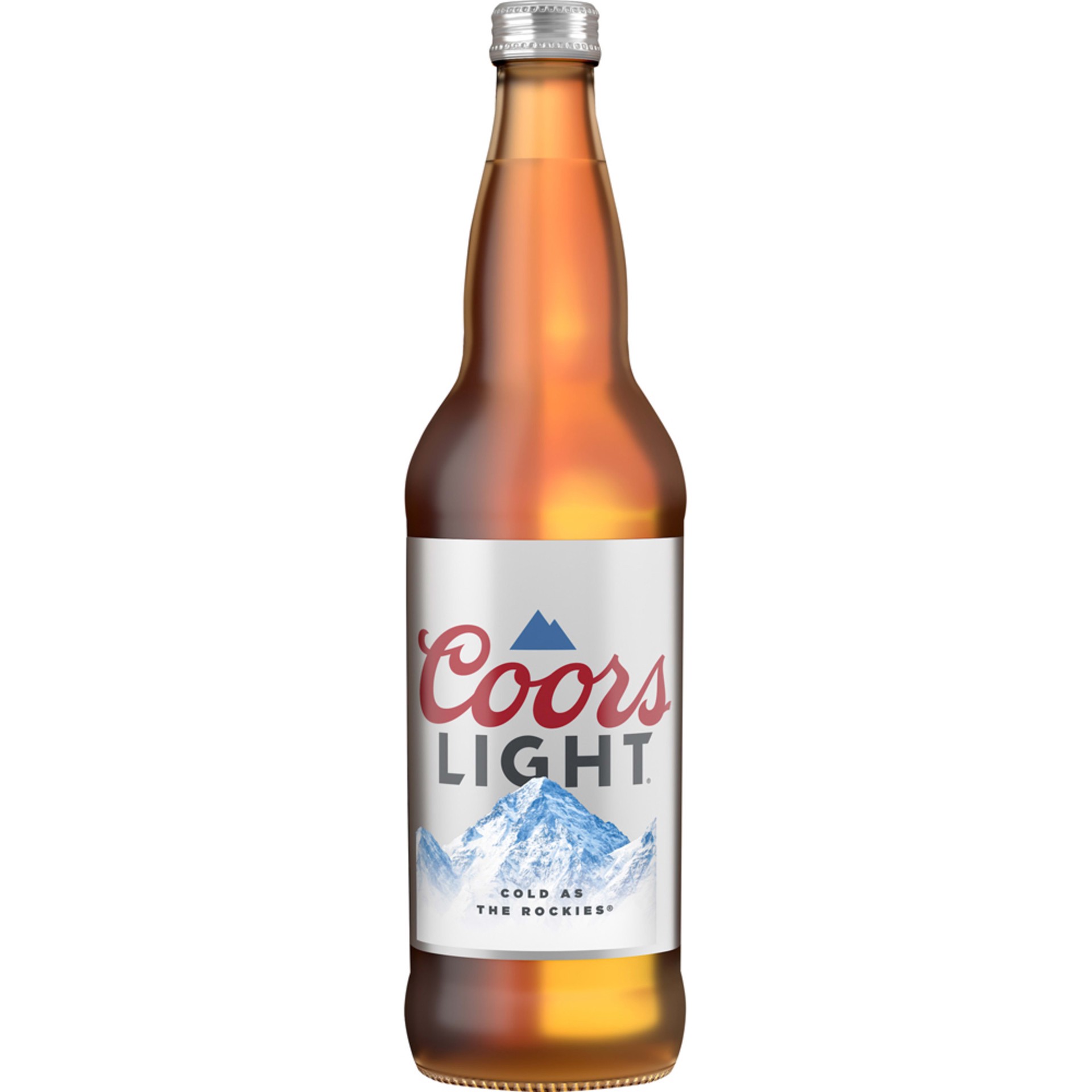 slide 1 of 2, Coors Beer, American Light Lager Beer, 4.2% ABV, 22-oz beer bottle, 22 fl oz