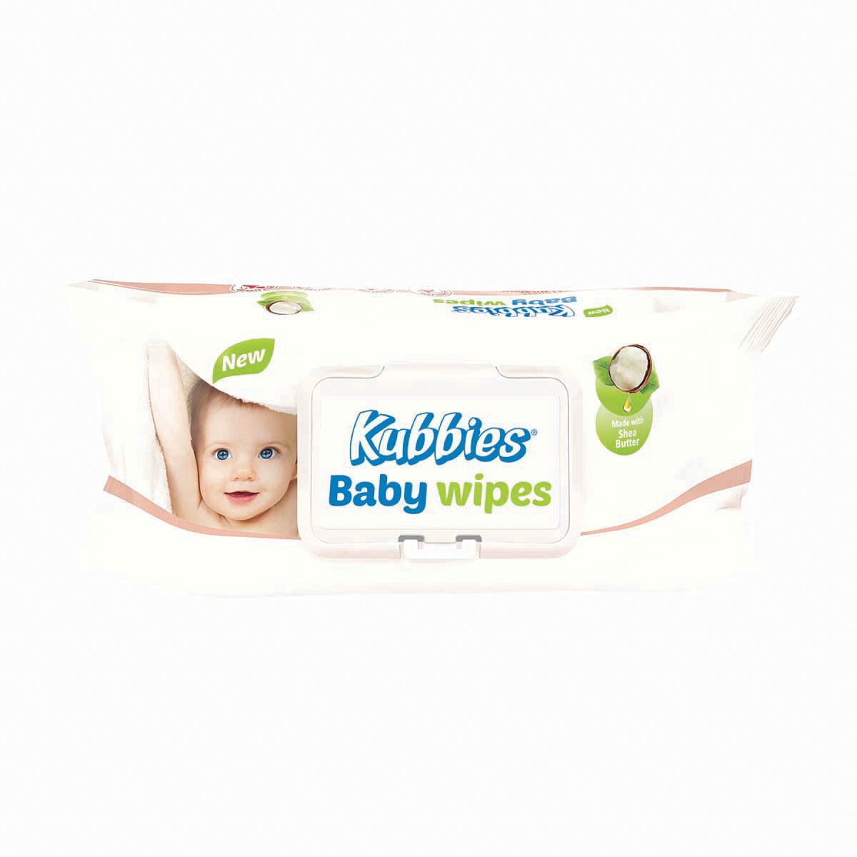 slide 1 of 1, Kubbies Baby Wipes - Shea Butter, 72 ct