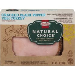 Hormel Natural Choice Sliced Cracked Black Pepper Deli Turkey