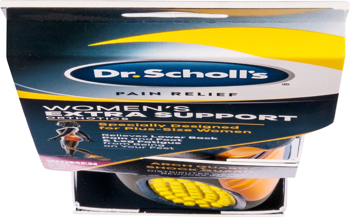 slide 3 of 6, Dr. Scholl's  Extra Support Insoles for Women, Size 6-11, 1 Pair, Trim to Fit Inserts, 2 ct