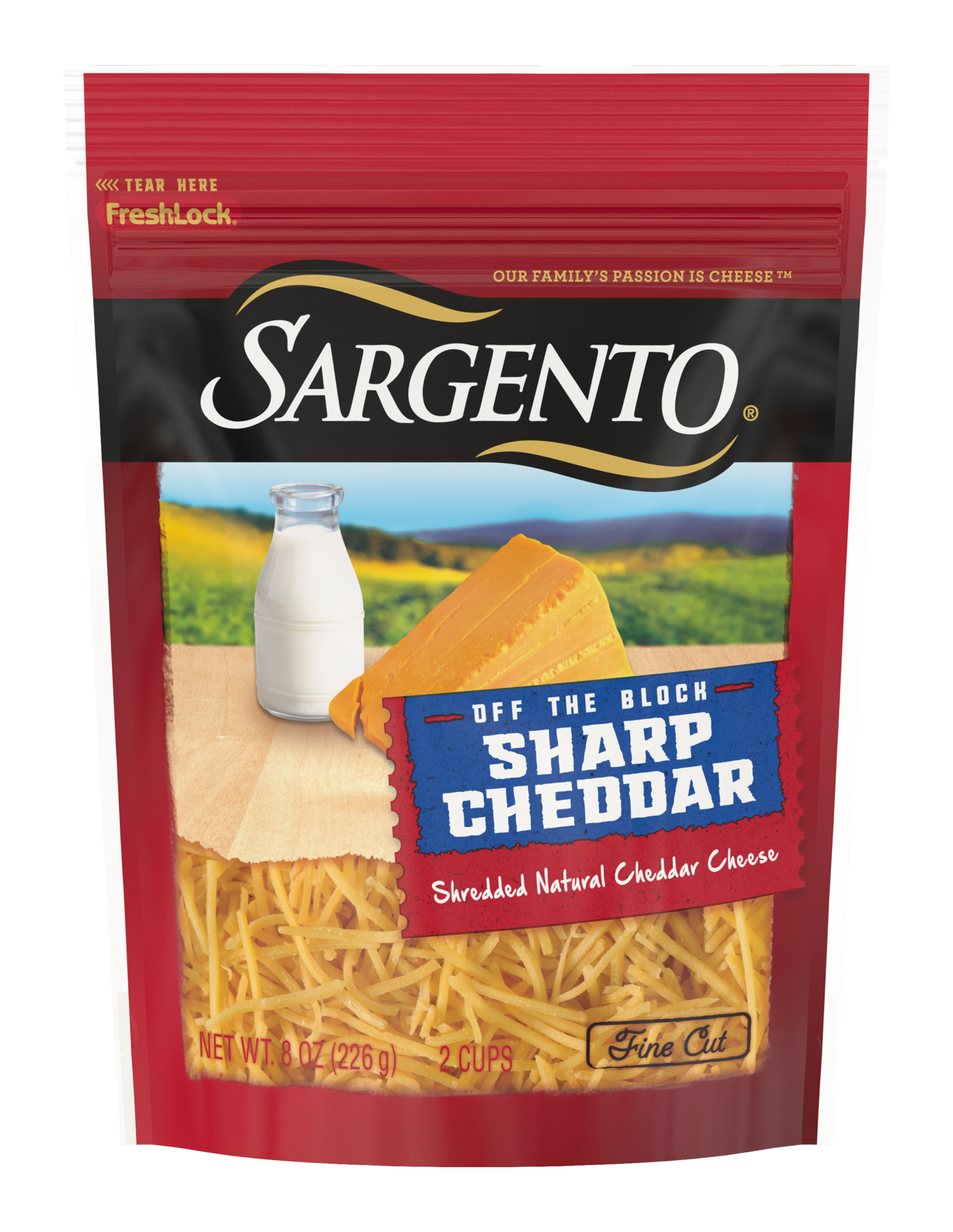 slide 1 of 7, Sargento Shredded Sharp Natural Cheddar Cheese, 8 oz., 8 oz