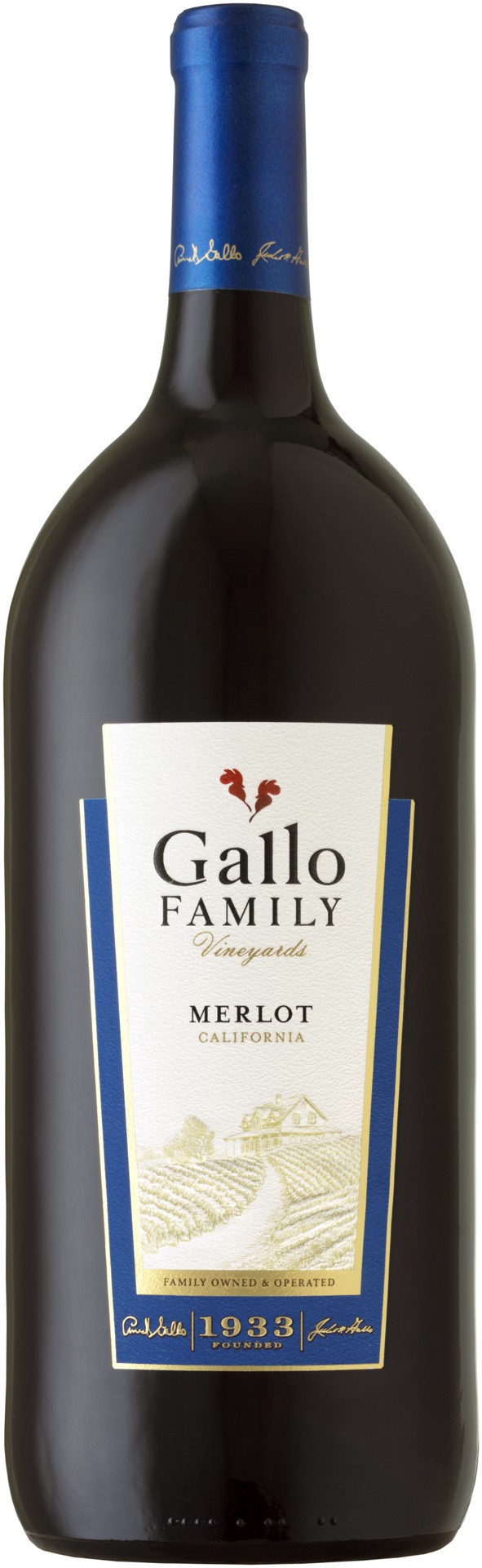 slide 1 of 1, Gallo Family Merlot, 1.5 liter