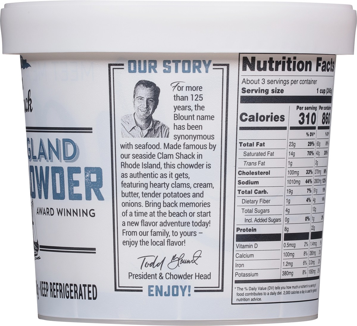 slide 12 of 13, Blount Clam Shack Gluten Free New England Clam Chowder Soup, 24 oz, 24 oz