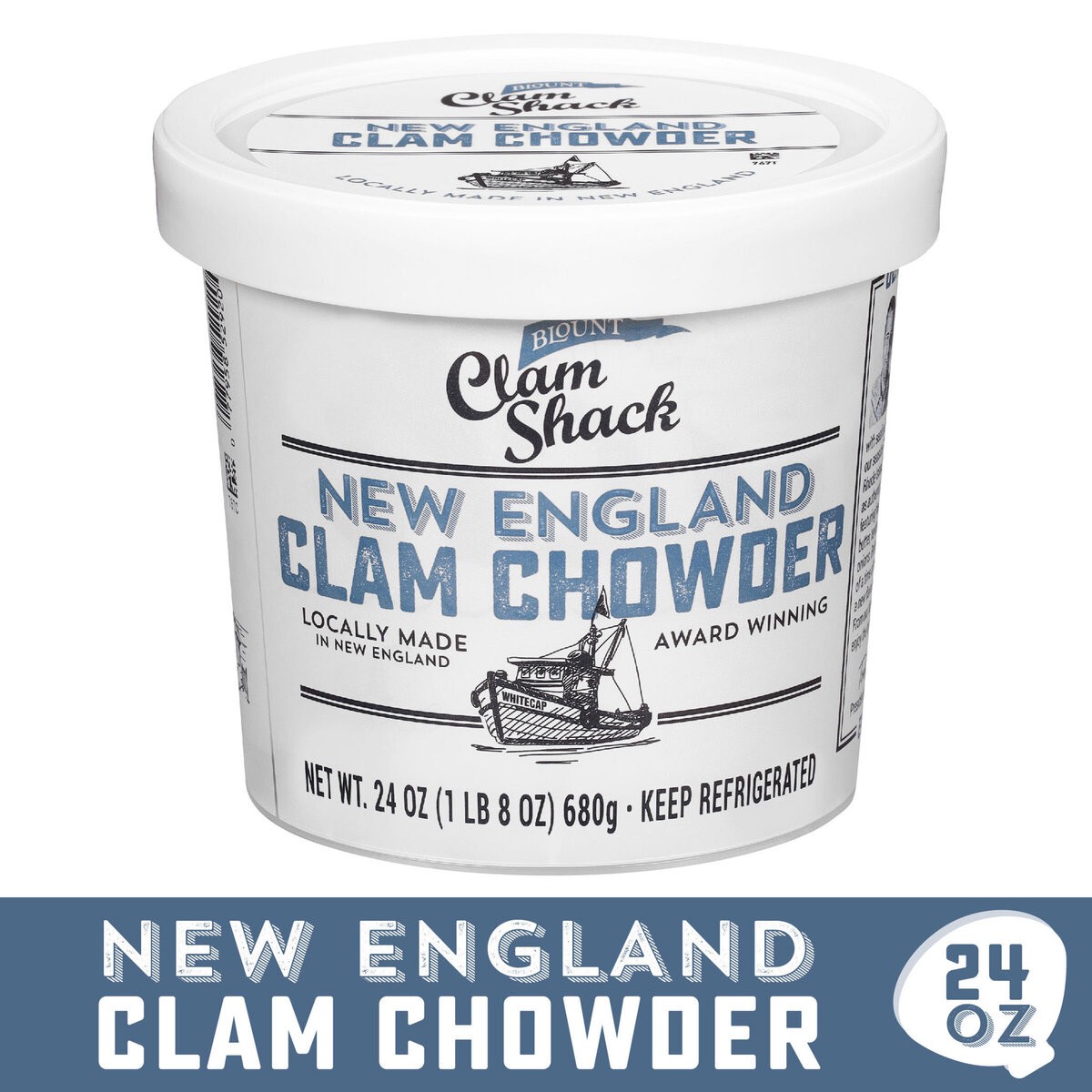 slide 3 of 13, Blount Clam Shack Gluten Free New England Clam Chowder Soup, 24 oz, 24 oz