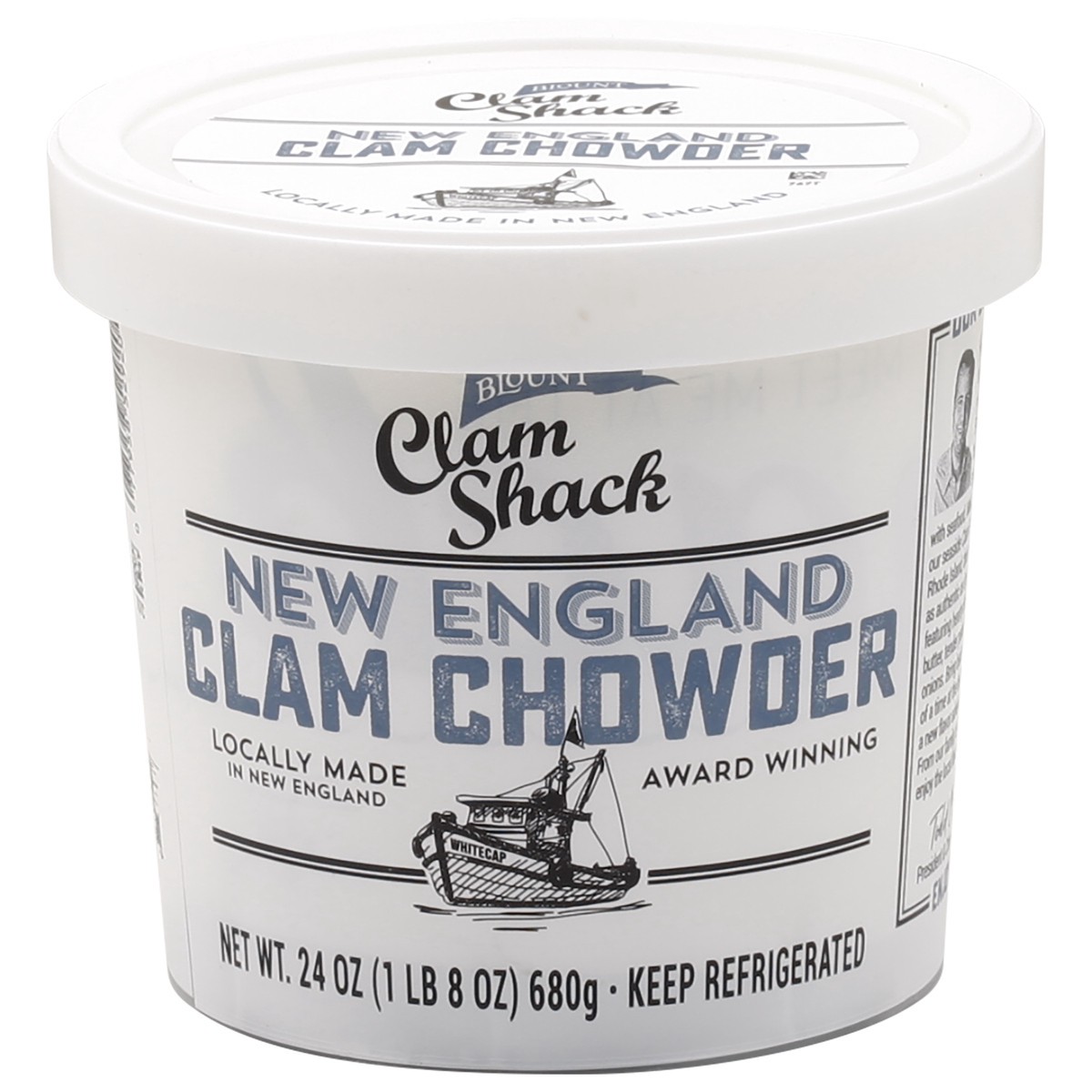 slide 1 of 13, Blount Clam Shack New England Clam Chowder 24 oz, 24 oz
