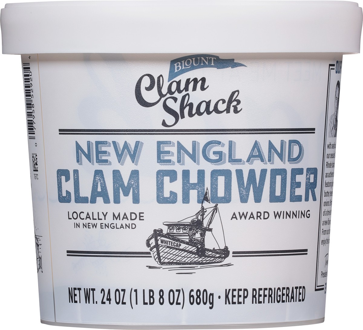 slide 13 of 13, Blount Clam Shack Gluten Free New England Clam Chowder Soup, 24 oz, 24 oz