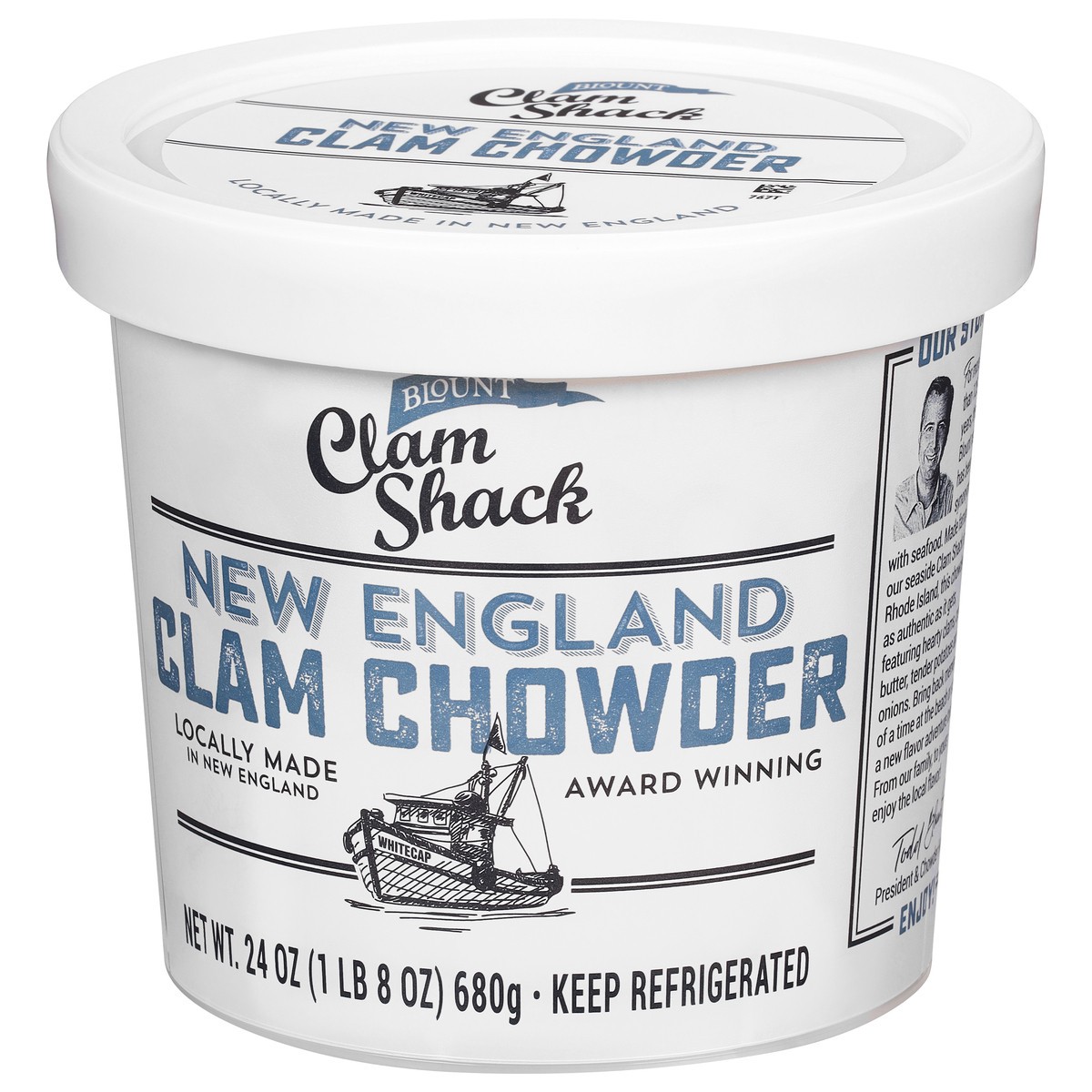slide 5 of 13, Blount Clam Shack Gluten Free New England Clam Chowder Soup, 24 oz, 24 oz