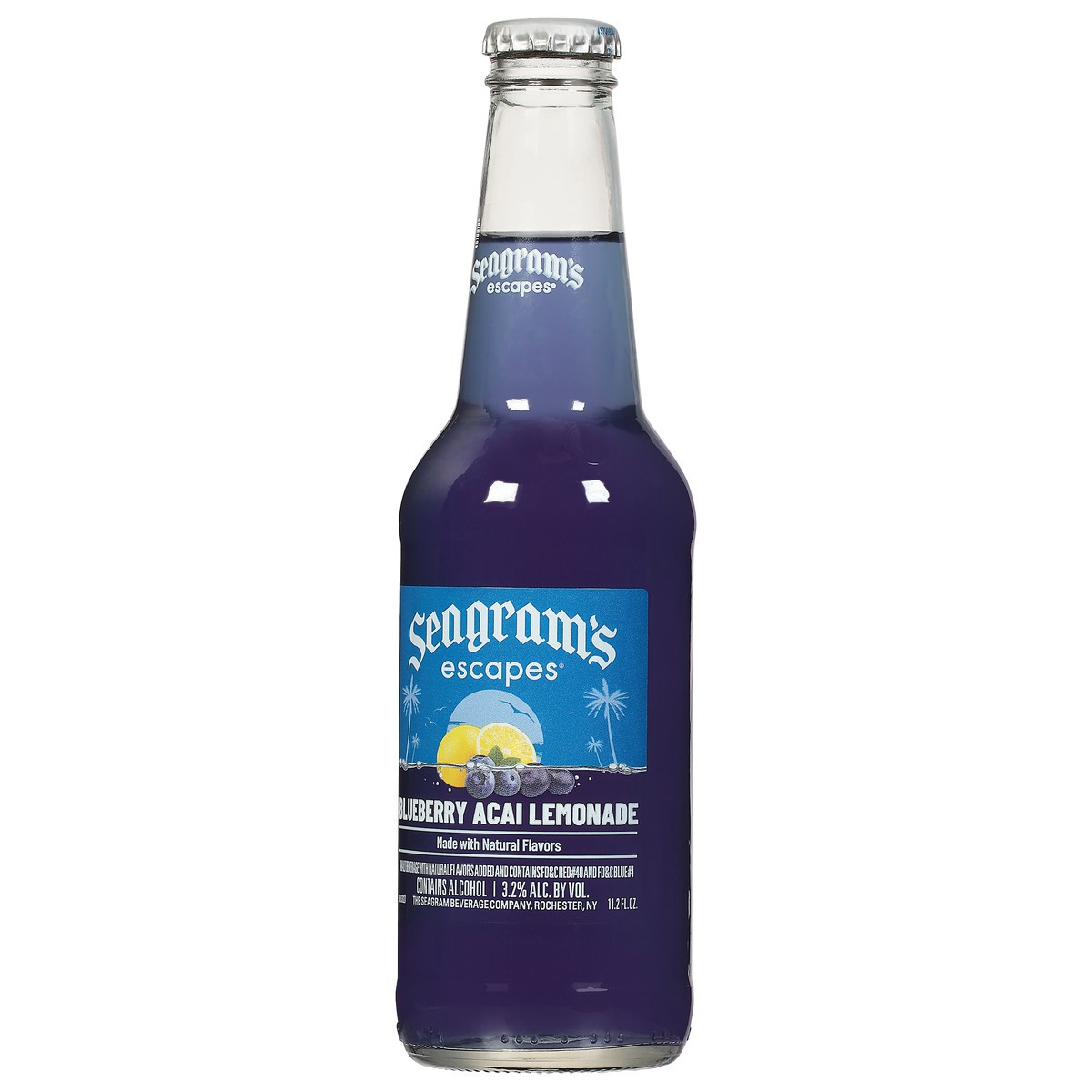 slide 8 of 9, Seagram's Blueberry Acai Lemonade Malt Beverage 11.2 fl oz, 11.2 fl oz