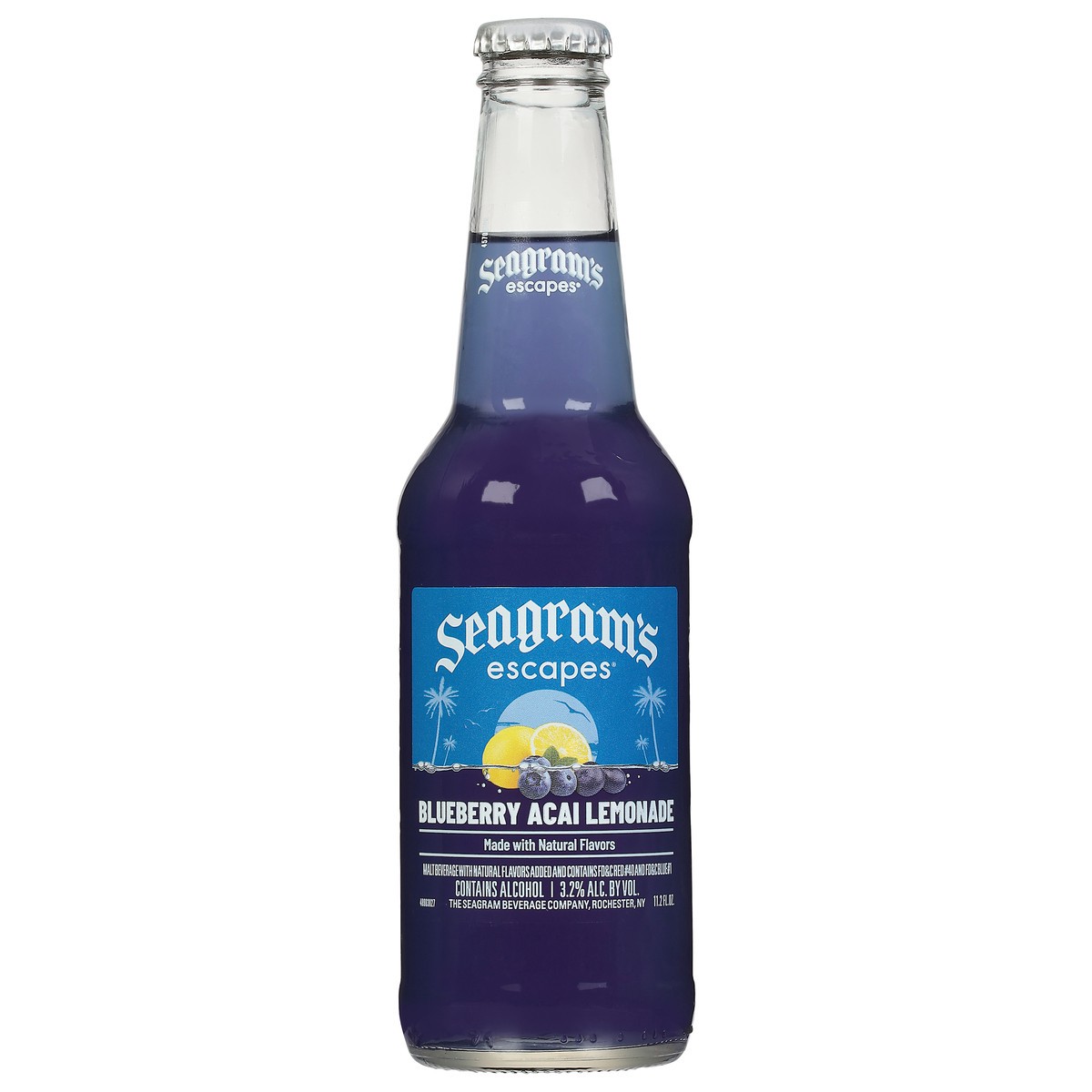 slide 1 of 9, Seagram's Blueberry Acai Lemonade Malt Beverage 11.2 fl oz, 11.2 fl oz