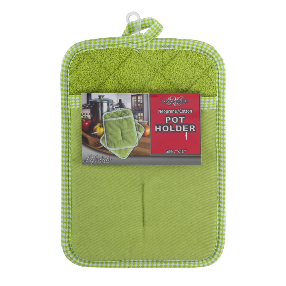 slide 1 of 1, Royal Crest Neoprene/Cotton Pot Holder, 1 ct