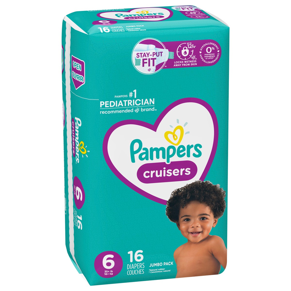 slide 2 of 4, Pampers Cruisers Diapers Size 6 16Count, 16 ct
