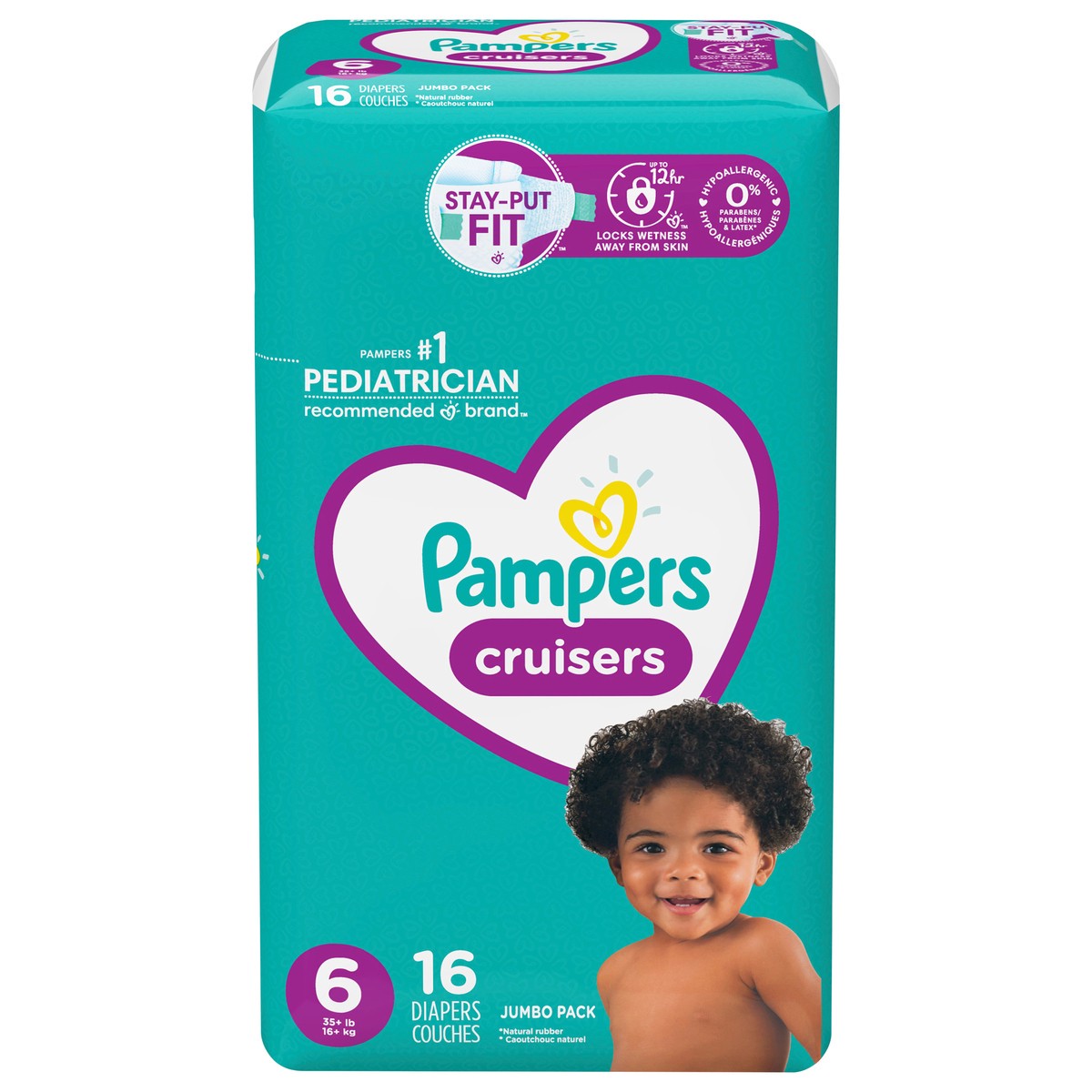 slide 1 of 4, Pampers Cruisers Diapers Size 6 16Count, 16 ct