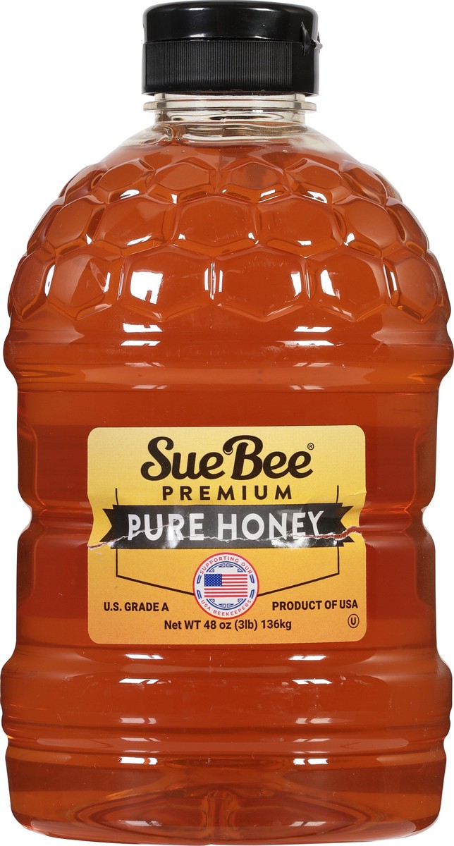 slide 3 of 13, Sue Bee Premium Pure Honey 48 oz, 48 oz