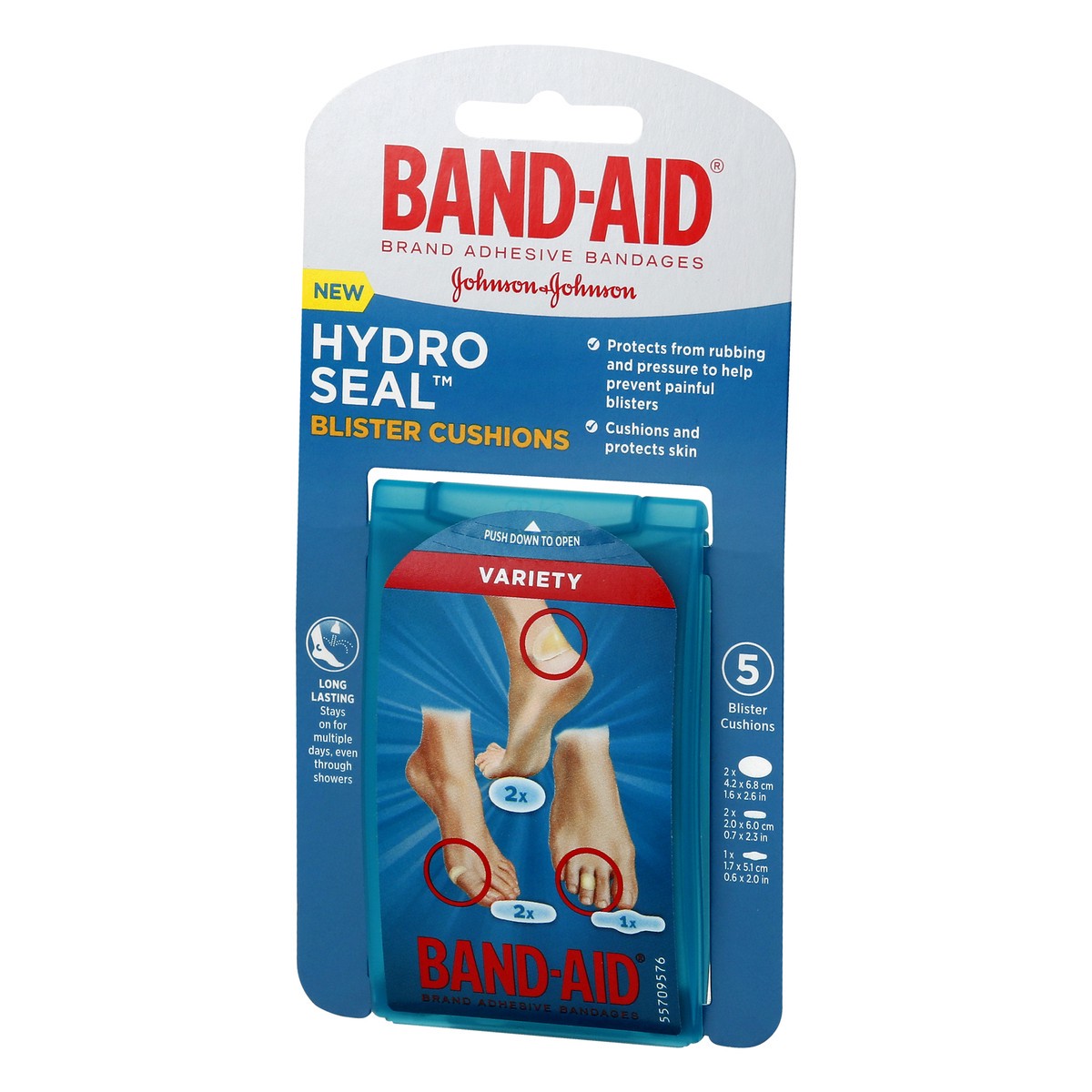 slide 6 of 9, Band-Aid Hydro Seal Bandages Blister Cushion Variety, 5 ct