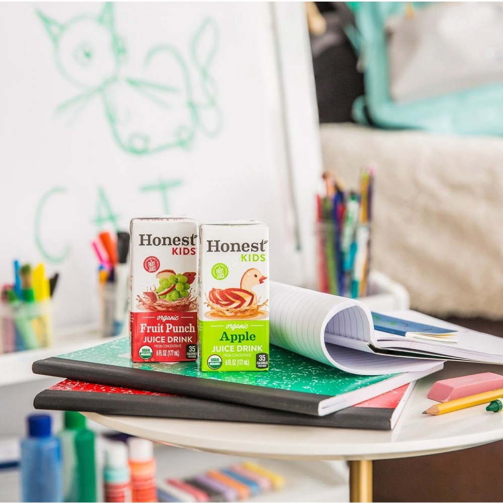 slide 3 of 3, Honest Kids Super Fruit Punch Cartons, 6 fl oz, 8 Pack, 8 ct; 6 oz