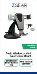 Zgear Dash Window Or Vent Gravity Grip Mount