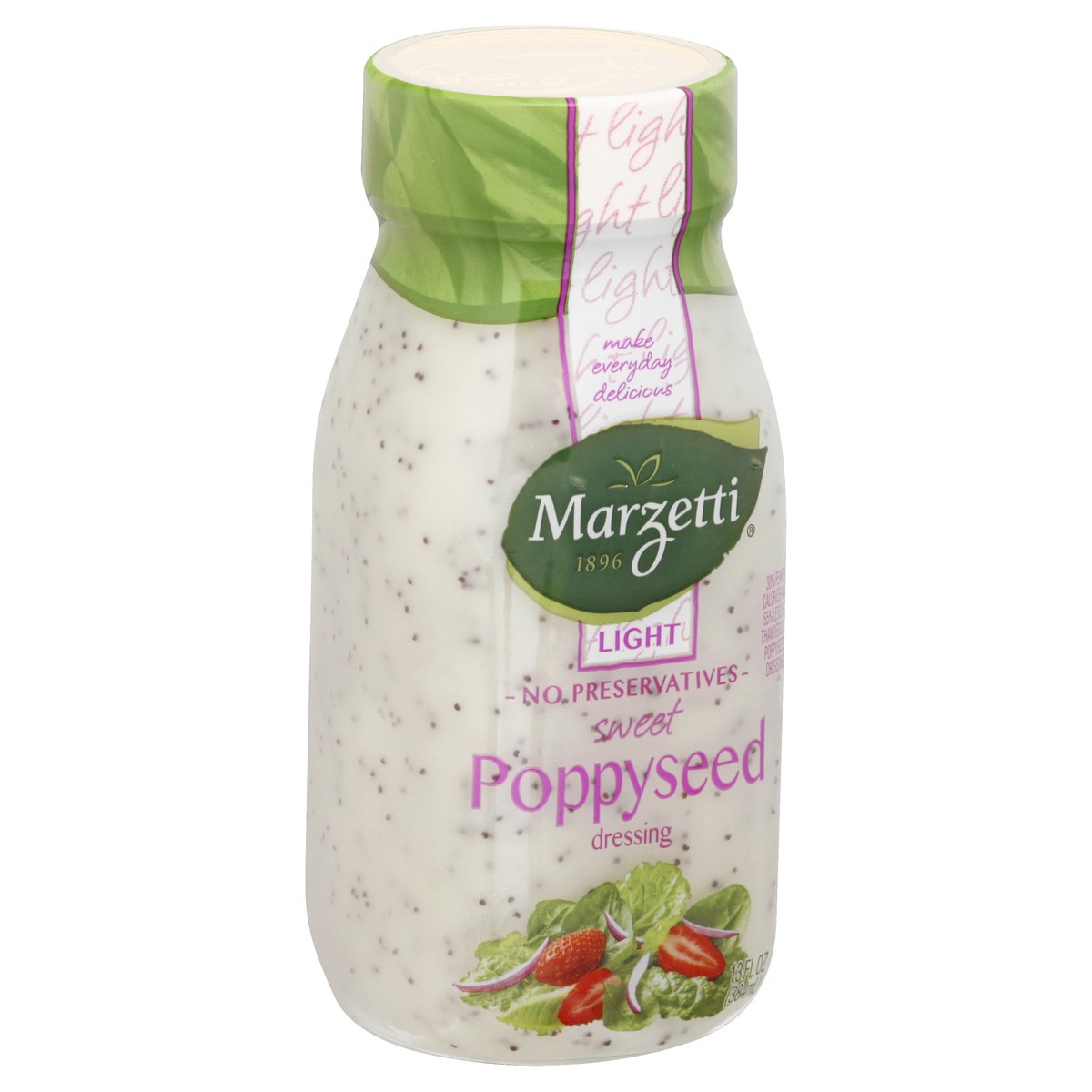 slide 2 of 9, Marzetti Lite Poppyseed, 13 fl oz