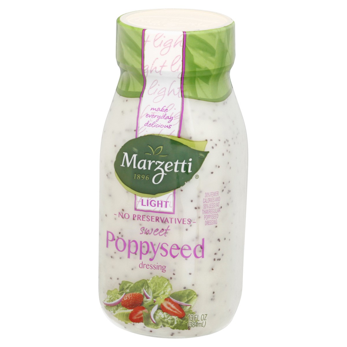 slide 3 of 9, Marzetti Lite Poppyseed, 13 fl oz